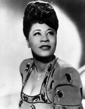 a portrait of Ella Fitzgerald